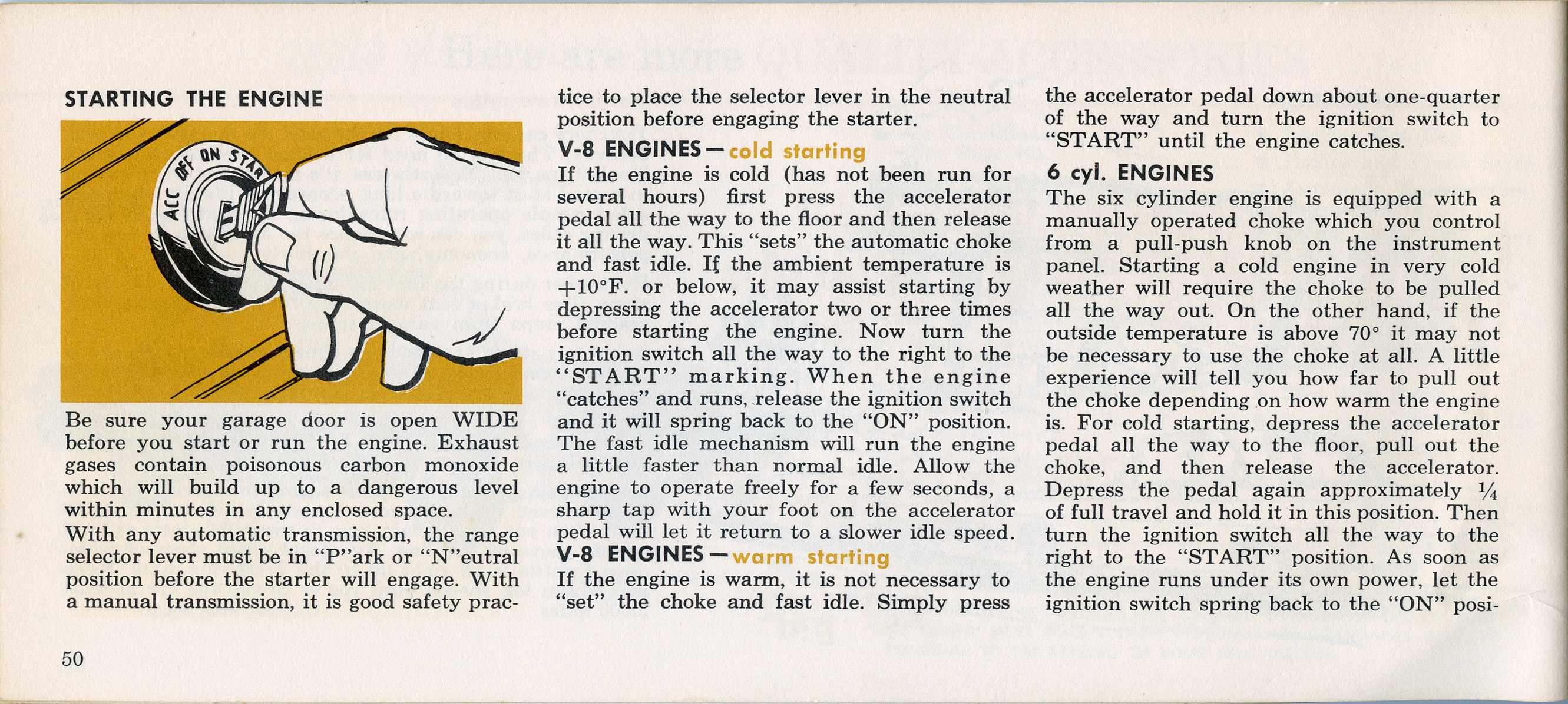 1964 Ford Falcon Owners Manual Page 47